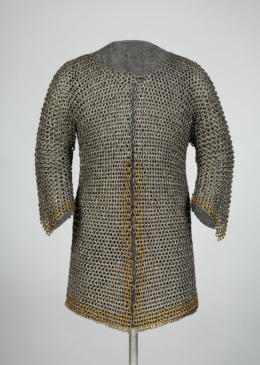 Mail Shirt, Iron alloy, copper alloy (latten), copper, brass, Persian 