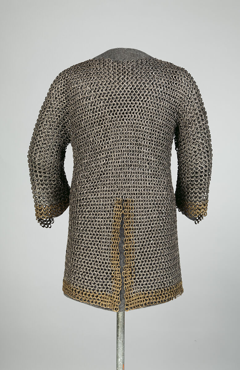 Mail Shirt, Iron alloy, copper alloy (latten), copper, brass, Persian