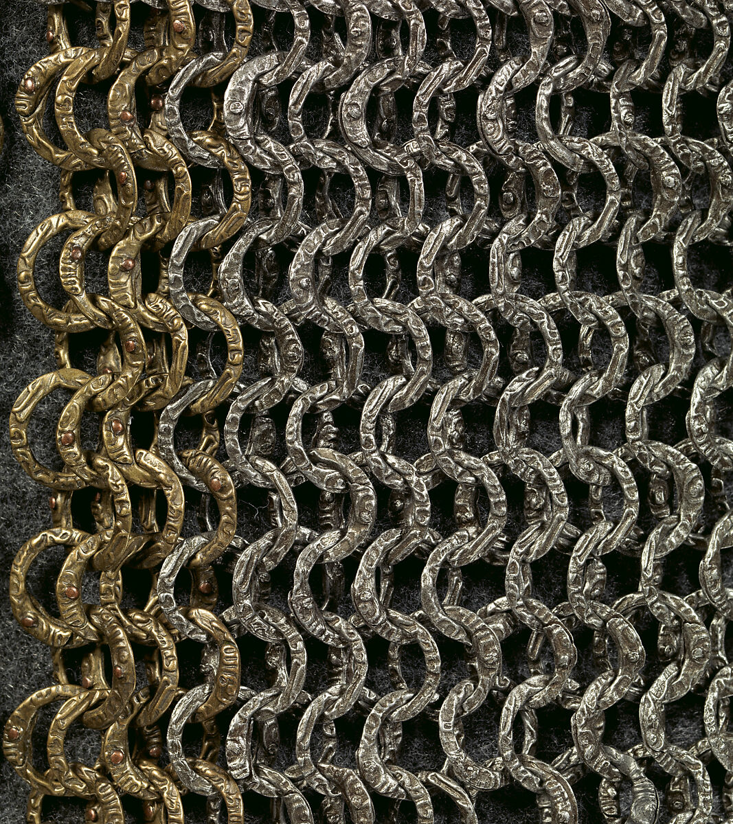 Mail Shirt, Iron alloy, copper alloy (latten), copper, brass, Persian