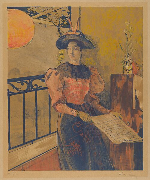 The Light (L'Illumination), Alexandre Lunois (French, 1863–1916), Lithograph in five colors 