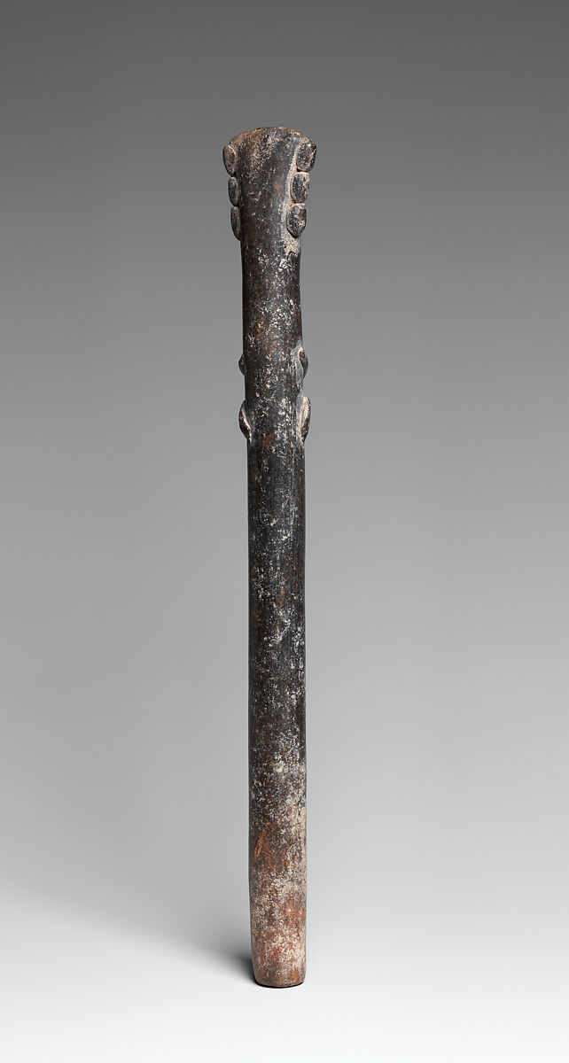 Flute, clay, Colima