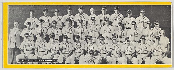 1950 Philadelphia Athletics Baseball Art - Row One Brand