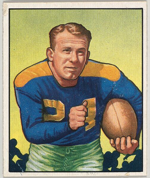 Issued by Bowman Gum Company, Card Number 94, Vic Sears, Tackle, Philadelphia  Eagles, from the Bowman Football series (R407-2) issued by Bowman Gum