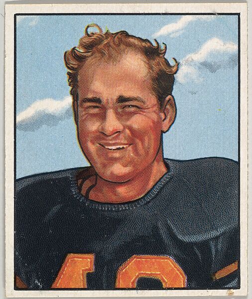 Card Number 55, Robert Tinsley, Tackle, Pittsburg Steelers, from the Bowman Football series (R407-2) issued by Bowman Gum, Issued by Bowman Gum Company, Commercial color lithograph 