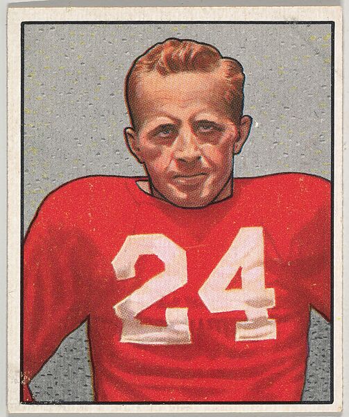 Card Number 57, John "Red" Cochran, Halfback, Chicago Cardinals, from the Bowman Football series (R407-2) issued by Bowman Gum, Issued by Bowman Gum Company, Commercial color lithograph 