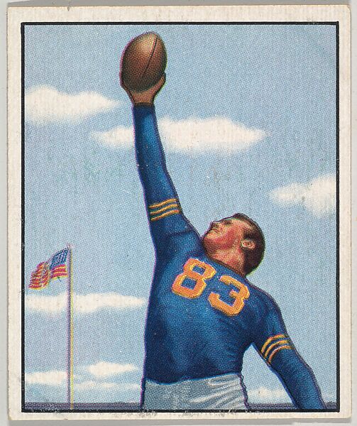 Issued by Bowman Gum Company, Card Number 95, Tommy Thompson, Quarterback, Philadelphia  Eagles, from the Bowman Football series (R407-2) issued by Bowman Gum