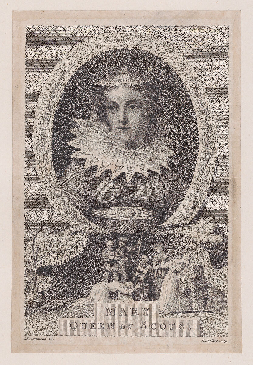 Mary, Queen of Scots, Ebenezer Stalker (British, 1781–1847), Stipple and etching 