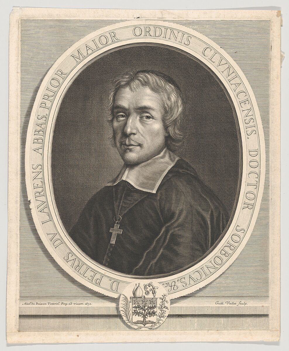 Portrait of Pierre du Laurens, Guillaume Vallet (French, Paris 1632–1704 (active Rome and Paris)), Engraving 