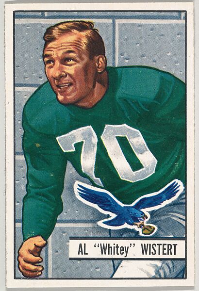 Issued by Bowman Gum Company  Card Number 11, Al Whitey Wistert