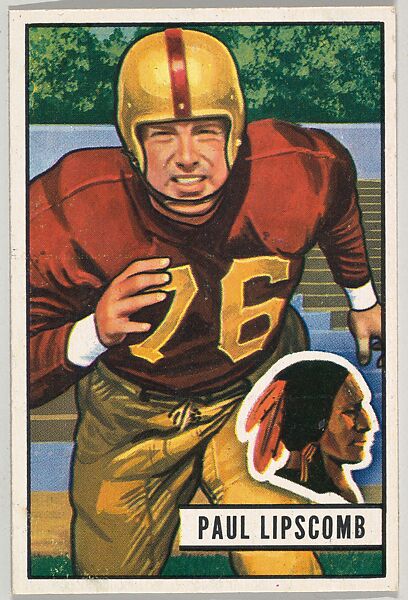 Issued by Bowman Gum Company, Card Number 95, Tommy Thompson, Quarterback, Philadelphia  Eagles, from the Bowman Football series (R407-2) issued by Bowman Gum