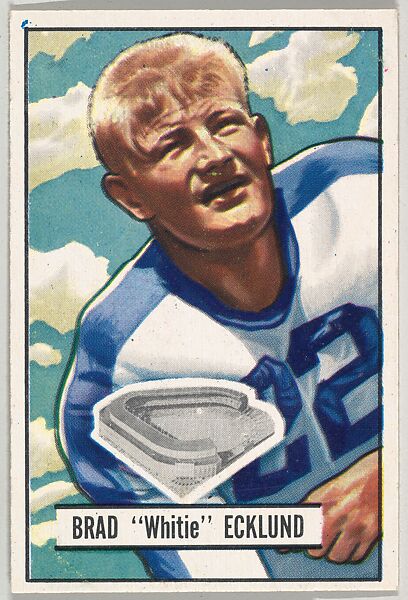 Issued by Bowman Gum Company, Card Number 95, Tommy Thompson, Quarterback, Philadelphia  Eagles, from the Bowman Football series (R407-2) issued by Bowman Gum