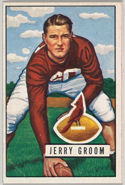 Issued by Bowman Gum Company, Card Number 92, Garrard Ramsey, Right Guard, Chicago  Cardinals, from the Bowman Football series (R407-2) issued by Bowman Gum