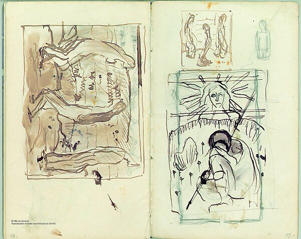 The Dream of the Shepherd (Der Traum des Hirten), Ferdinand Hodler (Swiss, Bern 1853–1918 Geneva), Oil on canvas