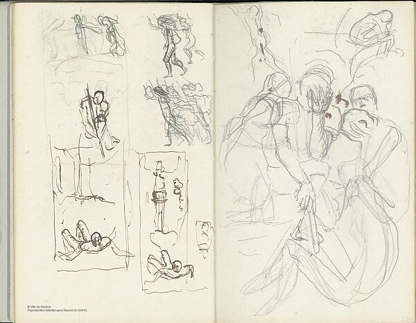 The Dream of the Shepherd (Der Traum des Hirten), Ferdinand Hodler (Swiss, Bern 1853–1918 Geneva), Oil on canvas