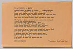 Semina 1, Wallace Berman (American, Staten Island, New York 1926–1976 Topanga Canyon, California), Mixed media artist’s publication