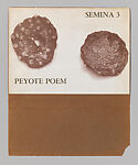 Semina 3, Wallace Berman (American, Staten Island, New York 1926–1976 Topanga Canyon, California), Mixed media artist’s publication
