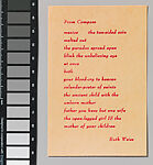 Semina 5, Wallace Berman (American, Staten Island, New York 1926–1976 Topanga Canyon, California), Mixed media artist’s publication