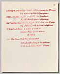 Semina VI, Wallace Berman (American, Staten Island, New York 1926–1976 Topanga Canyon, California), Mixed media artist’s publication