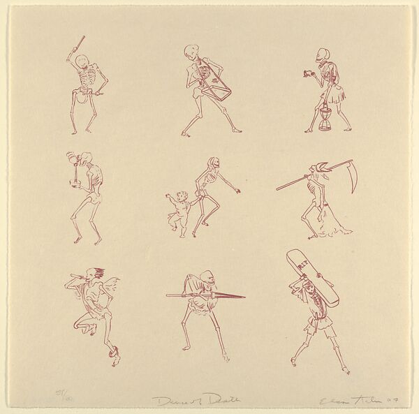 Dance of Death, from "Femfolio", Eleanor Antin (American, born New York, 1935), Digital print 