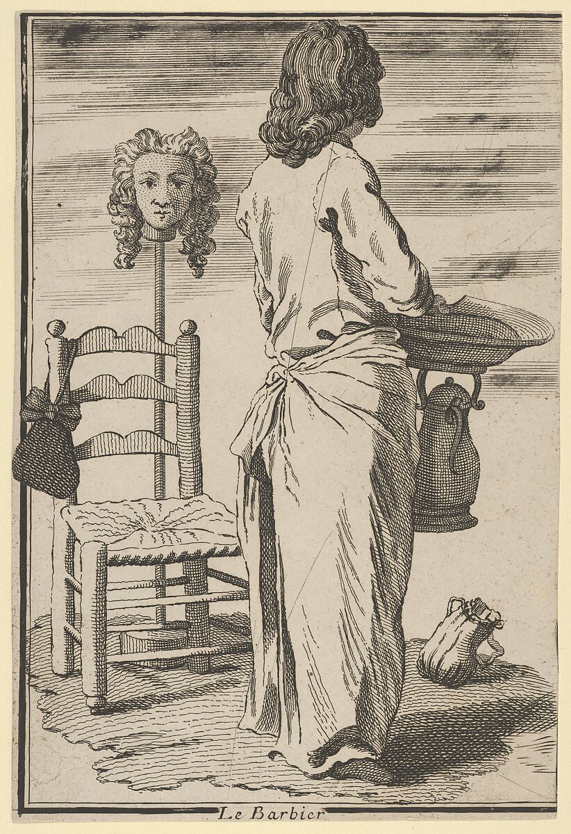 Anonymous, French, 18th century | Standing man holding 