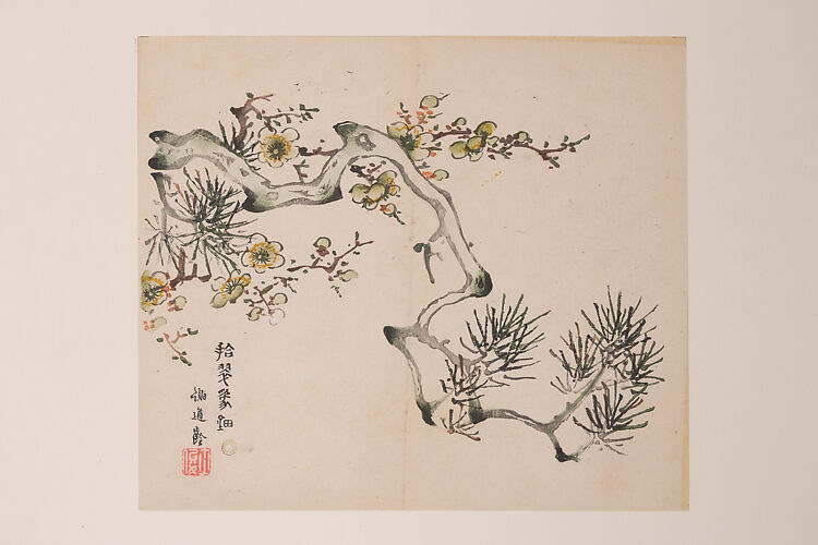 Page from the Ten Bamboo Studio Manual of Painting and Calligraphy