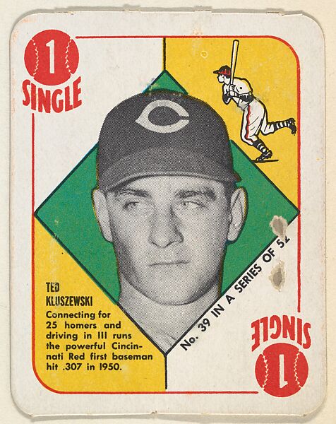 Ted Kluszewski Baseball Trading Cards