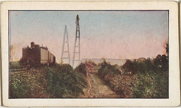 Card No. 102, The Armed Train used by the Belgians near Antwerp, from the World War I Scenes series (T121) issued by Sweet Caporal Cigarettes, Issued by American Tobacco Company, Photolithograph 
