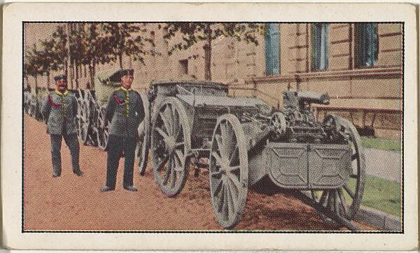 Card No. 143, With the Germans on the Russian Frontier, from the World War I Scenes series (T121) issued by Sweet Caporal Cigarettes, Issued by American Tobacco Company, Photolithograph 