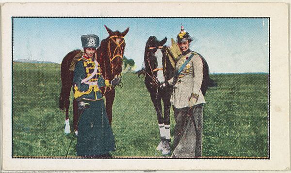 Card No. 192, Crown Princess at the Front, from the World War I Scenes series (T121) issued by Sweet Caporal Cigarettes, Issued by American Tobacco Company, Photolithograph 