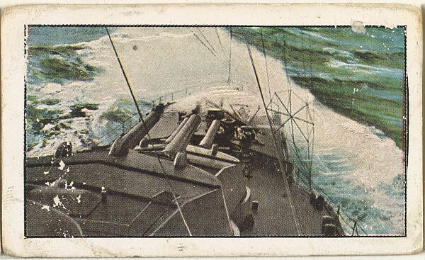 Card No. 204, Christmas with the Grand Fleet, from the World War I Scenes series (T121) issued by Sweet Caporal Cigarettes, Issued by American Tobacco Company, Photolithograph 