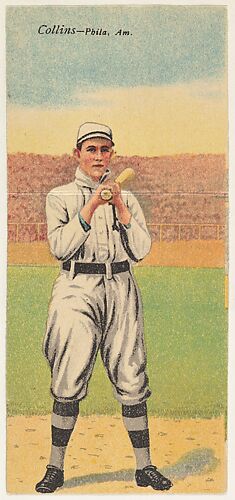 Collins, Philadelphia, American League, from the Mecca Double Folder series (T201)