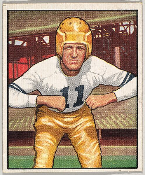 Francis Tripucka 1951 Bowman Football Card –