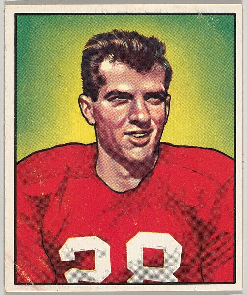 Issued by Bowman Gum Company, Card Number 95, Tommy Thompson, Quarterback, Philadelphia  Eagles, from the Bowman Football series (R407-2) issued by Bowman Gum