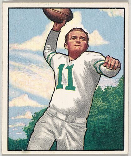 Issued by Bowman Gum Company  Card Number 91, Frank Tripucka