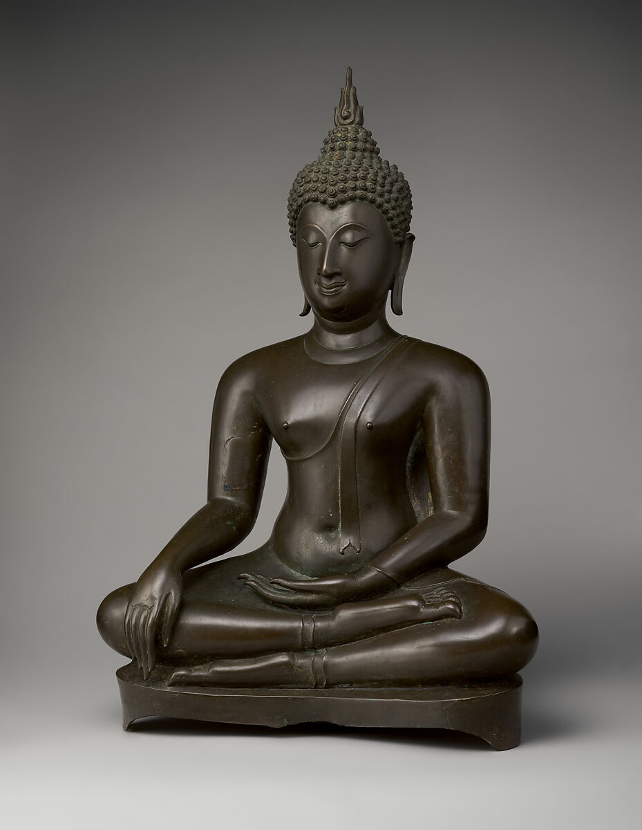 Seated Buddha, Bronze, Thailand