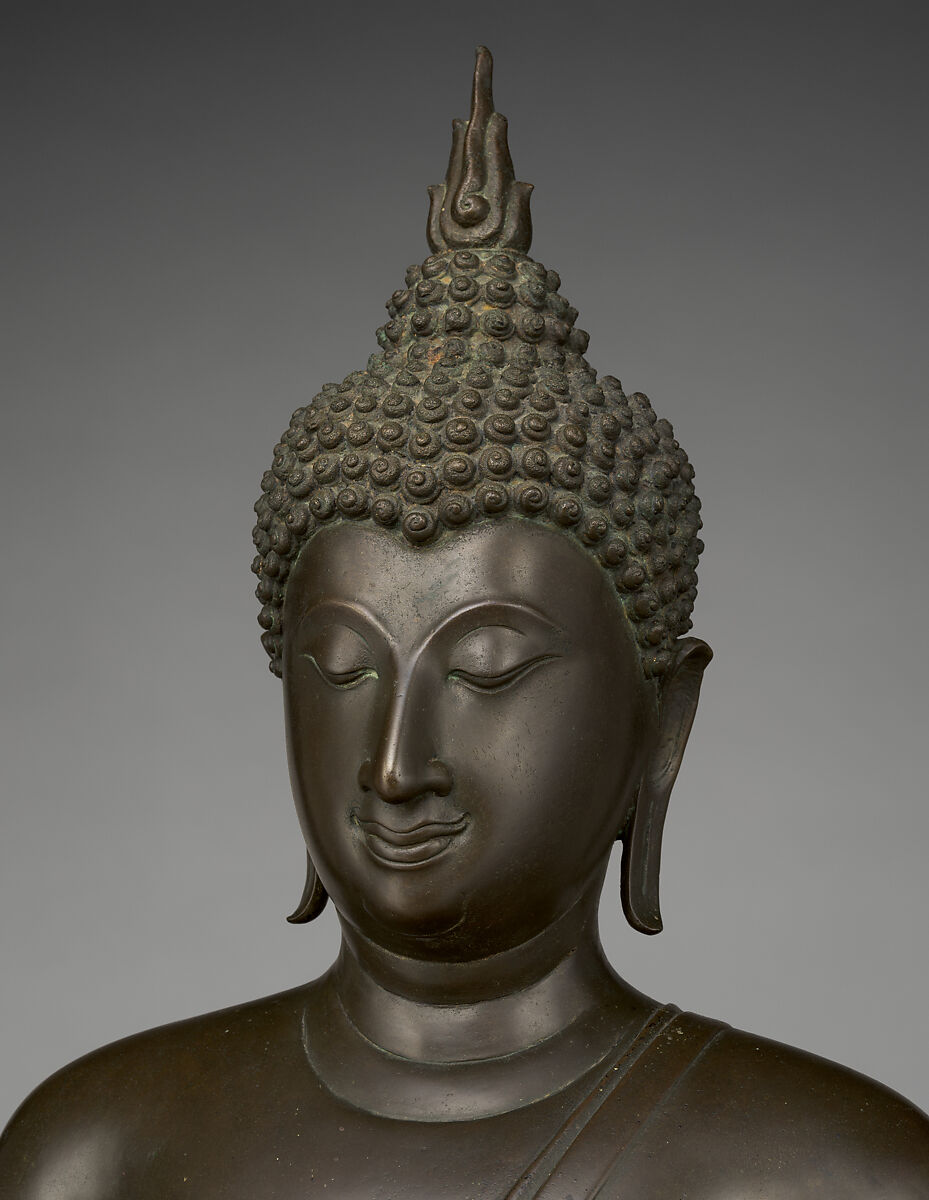 Seated Buddha, Bronze, Thailand