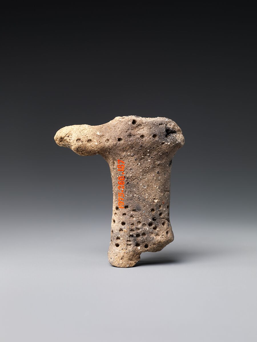 Torso of a Figurine, Earthenware, Japan