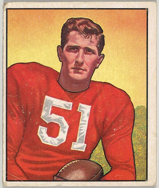 Issued by Bowman Gum Company, Card Number 95, Tommy Thompson, Quarterback,  Philadelphia Eagles, from the Bowman Football series (R407-2) issued by  Bowman Gum