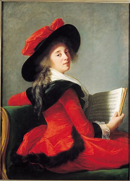 Baronne de Crussol Florensac, Elisabeth Louise Vigée Le Brun (French, Paris 1755–1842 Paris), Oil on wood 