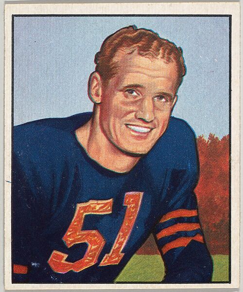 Card Number 137, Ken Kavanaugh, End, Chicago Bears, from the Bowman Football series (R407-2) issued by Bowman Gum, Issued by Bowman Gum Company, Commercial color lithograph 