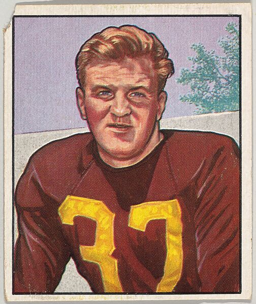 Card Number 139, Joe Tereshinski, End, Washington Redskins, from the Bowman Football series (R407-2) issued by Bowman Gum, Issued by Bowman Gum Company, Commercial color lithograph 