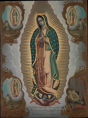 The Virgin of Guadalupe with the Four Apparitions