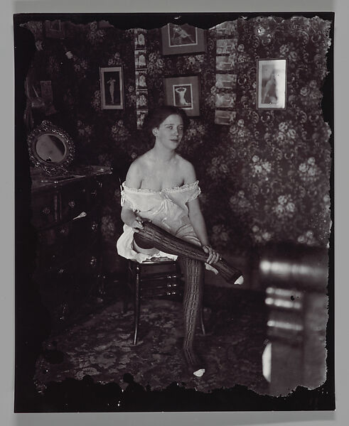 [Storyville Portrait], E. J. Bellocq (American, 1873–1949), Gelatin silver print from glass negative 