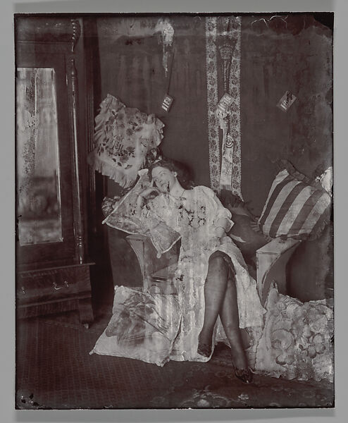 [Storyville Portrait], E. J. Bellocq (American, 1873–1949), Gelatin silver print from glass negative 