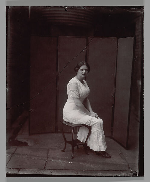 [Storyville Portrait], E. J. Bellocq (American, 1873–1949), Gelatin silver print from glass negative 