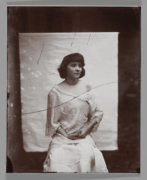 [Storyville Portrait], E. J. Bellocq (American, 1873–1949), Gelatin silver print from glass negative 