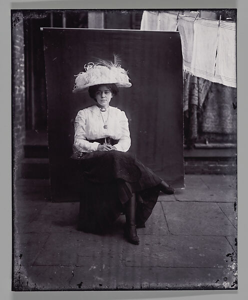 [Storyville Portrait], E. J. Bellocq (American, 1873–1949), Gelatin silver print from glass negative 
