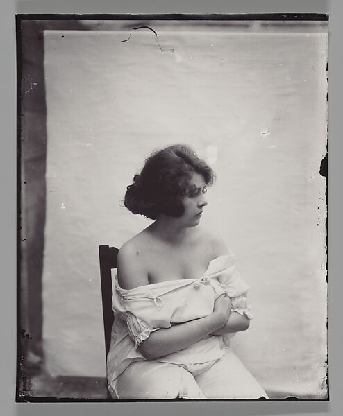 [Storyville Portrait], E. J. Bellocq (American, 1873–1949), Gelatin silver print from glass negative 