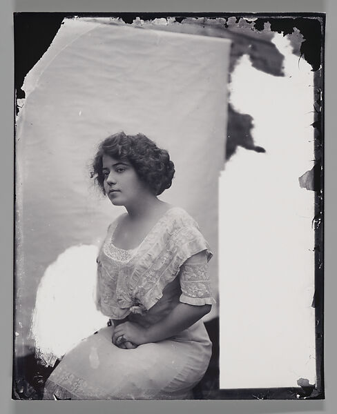 [Storyville Portrait], E. J. Bellocq (American, 1873–1949), Gelatin silver print from glass negative 