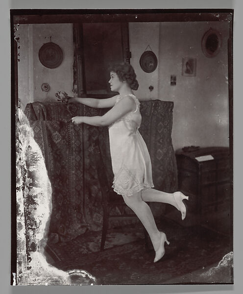 [Storyville Portrait], E. J. Bellocq (American, 1873–1949), Gelatin silver print from glass negative 